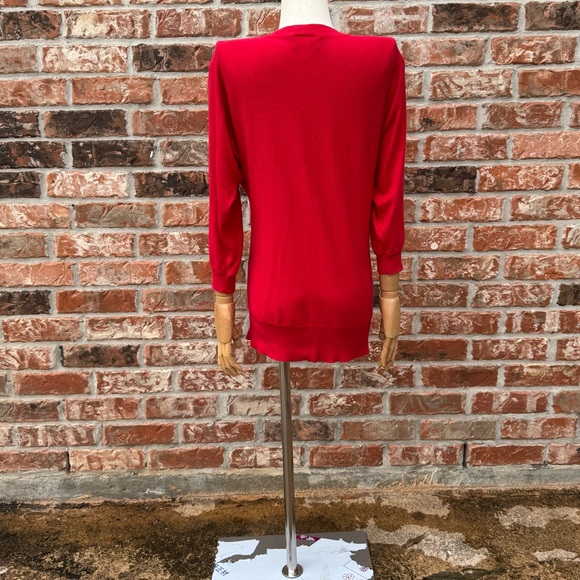 Ann Taylor LOFT silk-blend long sleeve drop waist top / S / Excellent condition - Picture 9 of 11
